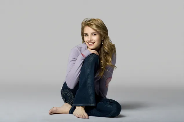 Hình nền Nụ cười dễ thương 'Emma Roberts' | Nữ diễn viên người Mỹ 4K