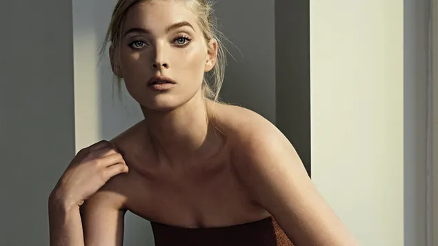 นางแบบสวีเดนน่ารัก 'Elsa Hosk' 4K วอลเปเปอร์