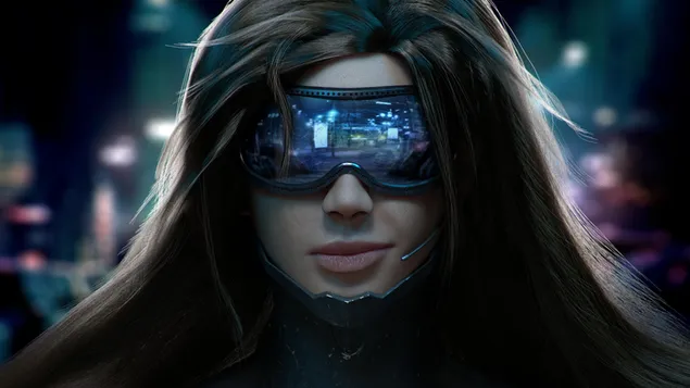Muat turun Cyberpunk 2077 (2019) - Gadis Penunggang