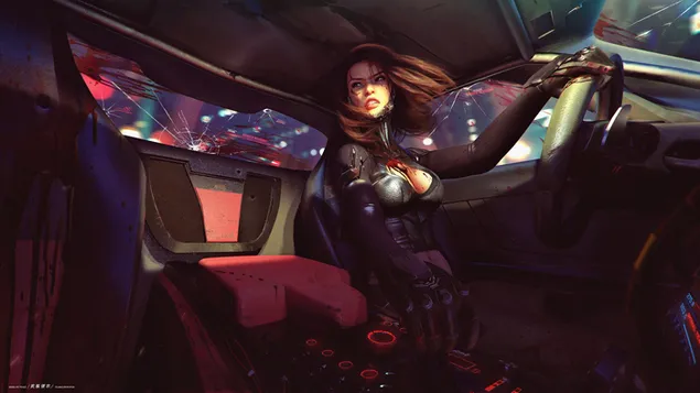 Cyberpunk 2077 (Cô gái người máy bị thương) tải xuống