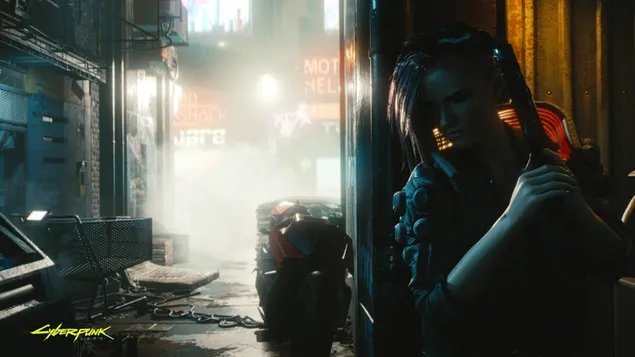 Cyberpunk 2077, Vojnik u skrivanju 4K pozadina