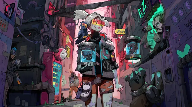 'Cyberpunk 2077' Video Game (Cyborg Anime Girl) download
