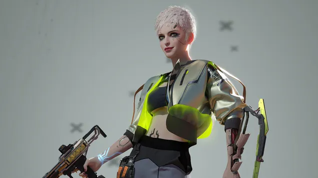 'Cyberpunk 2077' Video Game (Cyborg Ciri from 'The Witcher 3')