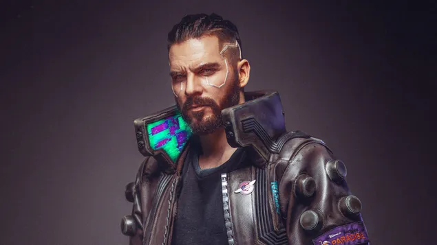 Muat turun Permainan Video 'Cyberpunk 2077' (Cyborg V Cosplay)