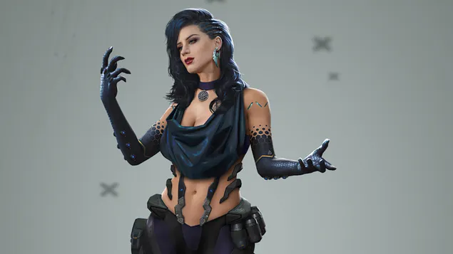 Hình nền Trò chơi điện tử 'Cyberpunk 2077' (Cyborg 'Yennefer' từ 'The Witcher 3') 4K