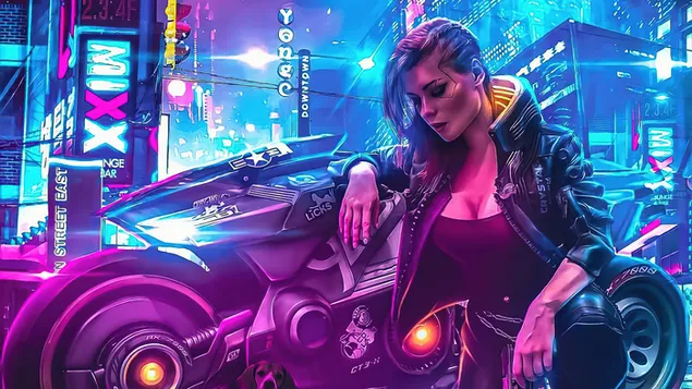 Trò chơi điện tử 'Cyberpunk 2077' (Nữ V Fanart) tải xuống