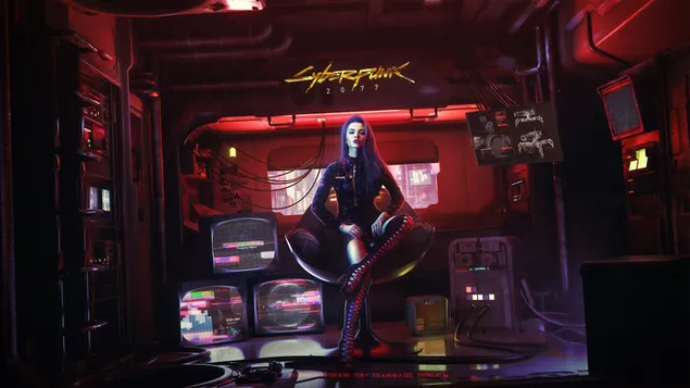 Video Game 'Cyberpunk 2077' (Gadis Cosplay Cyborg Cantik) unduhan