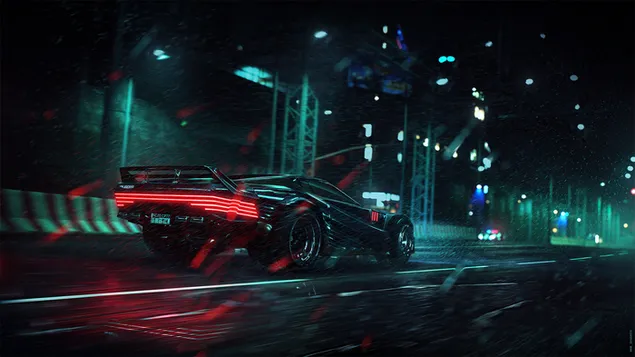 'Cyberpunk 2077' Video Game [Jet Black Sports Car] download