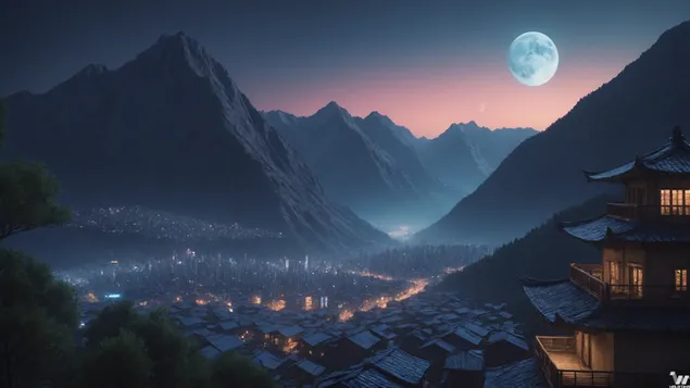 CyberTown1 HD טפט