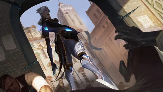 Cyborg 'Camille' - League of Legends (LOL) 4K achtergrond