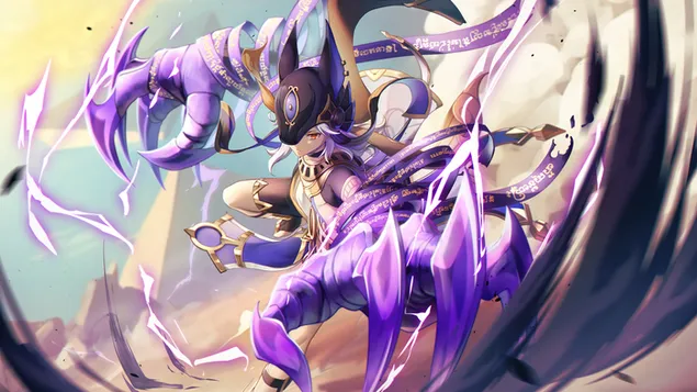 Cyno | electro poliarm transformation (Genshin Impact) 4K wallpaper