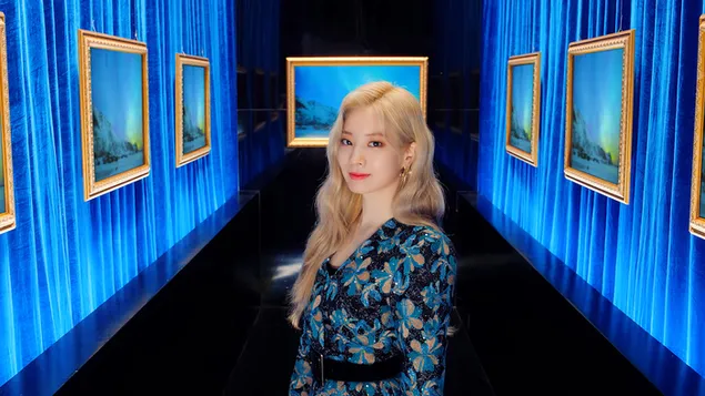 Dahyun in 'Fake & True' MV from Twice (K-Pop Band) 4K wallpaper