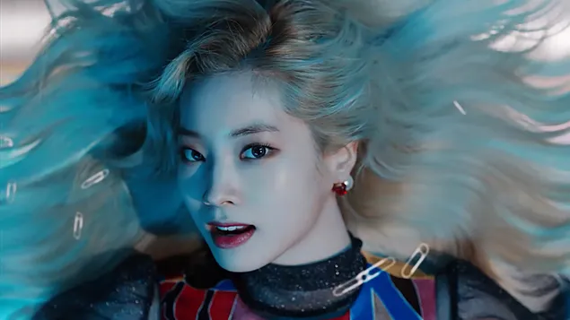 dahyun in 'fancy' mv shoot von twice (k-pop band) herunterladen