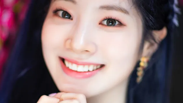 Dahyun i "More & More" MV (2020) Shoot from Twice (K-Pop Band) 4K bakgrund