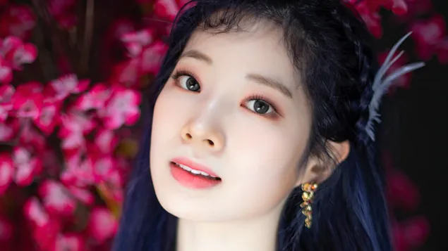 Dahyun i "More & More" MV [2020] Shoot från Twice [K-Pop Band] 4K bakgrund