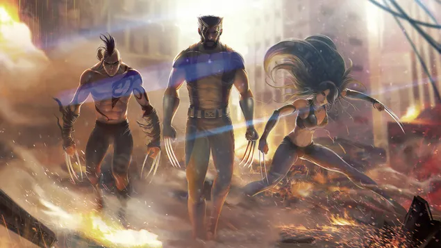 Daken, Wolverine & X-23