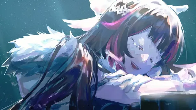 Damsette 'Columbina' Fatui - Genshin Impact (gra anime) 4K tapeta