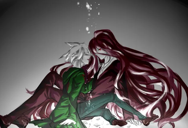 Danganronpa - Izuru Kamukura & Nagito Komaeda 2K baggrundsbillede