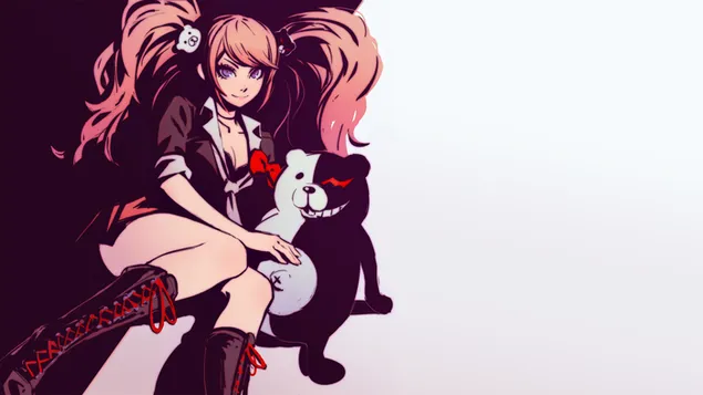 danganronpa, enosima junko daunrodeu