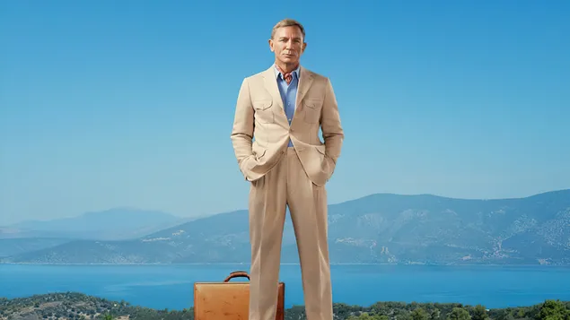 다니엘 크레이그 | Glass Onion: A Knives Out of Mystery (영화 포스터) 4K 배경화면