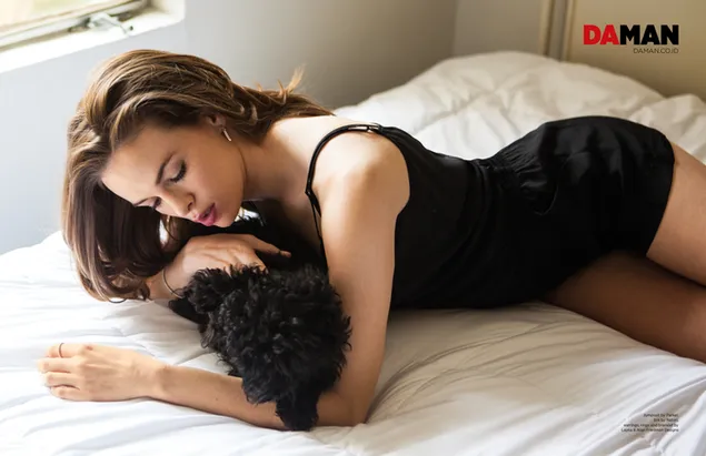 Danielle Panabaker loves her pet dog 