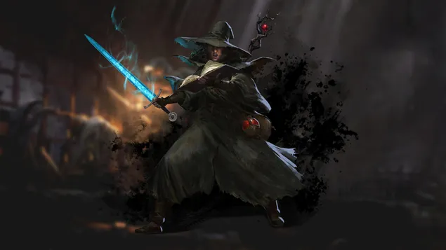 bzy dark and darker wizard women brgyry khnyd