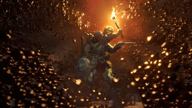 黑暗和黑暗蜂群遊戲 4K 壁紙