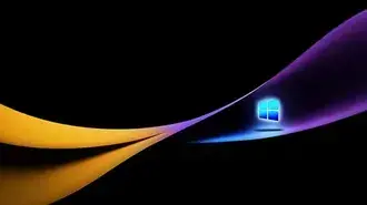 tmave zlate fialove pozadi windows 11 stahnout