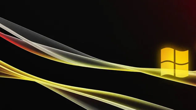 Temno zlato ozadje namizja Windows 11 V2 4K ozadje