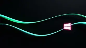 tmave zelena vlna windows 11 pozadi dekstop stahnout