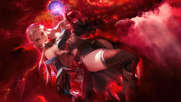 Ταπετσαρία Dark Princess 'Zelda' - The Legend of Zelda: Breath of the Wild (Βιντεοπαιχνίδι Anime) 4K