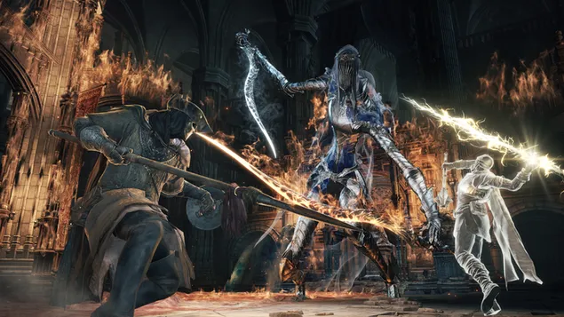 Dark Souls 3 danser, Fatal Battle 4K achtergrond