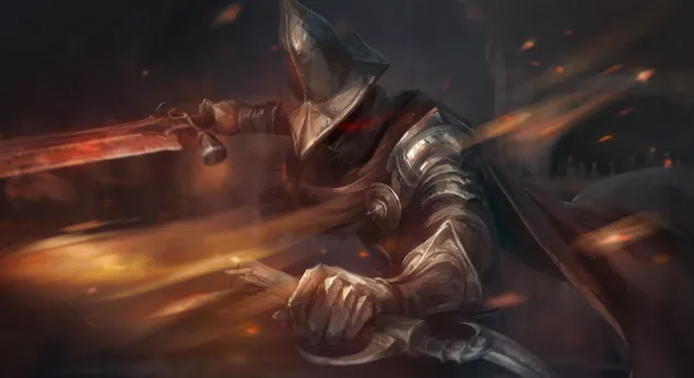 Шпалери Гра Dark Souls 3 - Dark Warrior Knight 4K