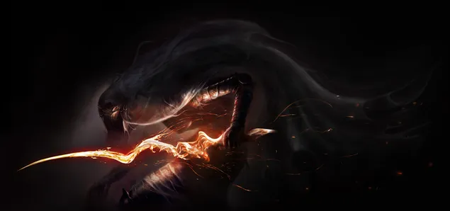 Juego Dark Souls - Monstruo malvado con el arma descargar