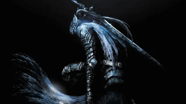 Dark Souls III - Cavaller fosc 4K fons de pantalla
