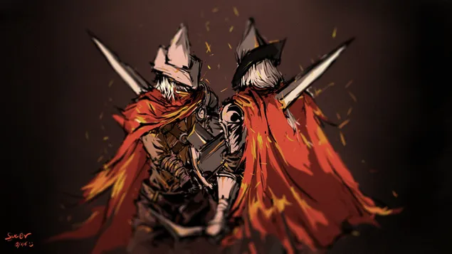 Dark Souls III-videogame HD achtergrond