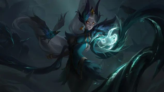 dark spirit 'zyra' - league of legends (lol) skachat'