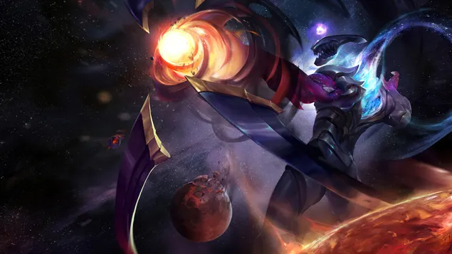 Dark Star 'Varus' - League of Legends 8K خلفية