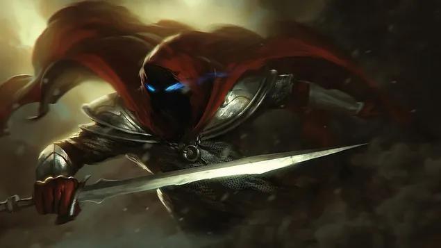 Sötét kard harcos 4K háttérkép