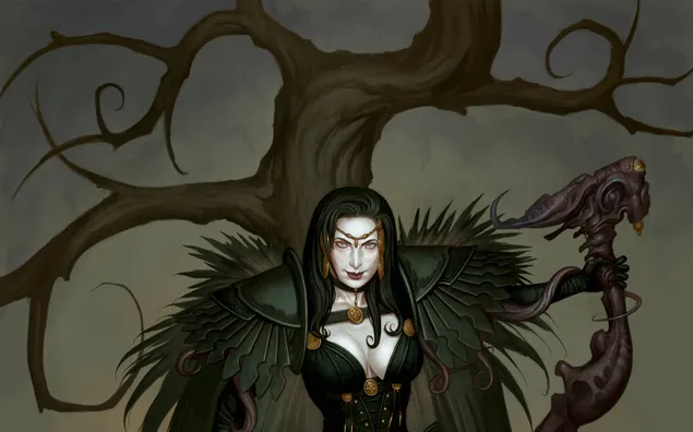 Däischter Hex 2K Tapeten