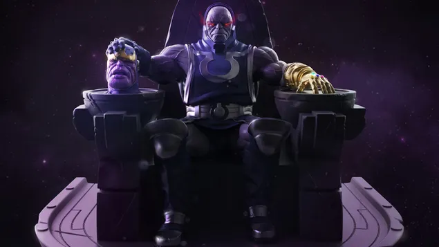 Darkseid Vs Thanos Marvel DC Colaboración