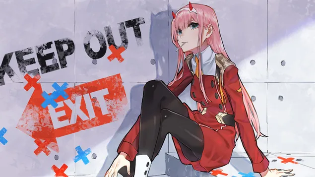 Darling in the franxx - 002 HD bakgrunn