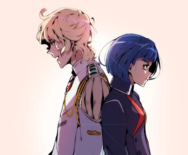 DARLING i FRANXX - 9'α & Ichigo 2K bakgrunn