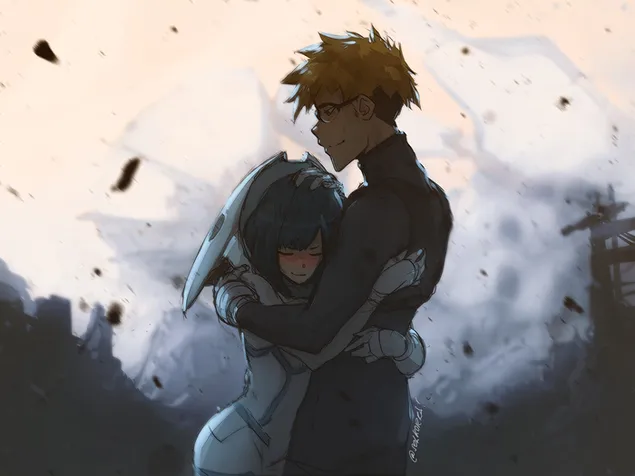 DARLING in the FRANXX - Goro & Ichigo HD wallpaper