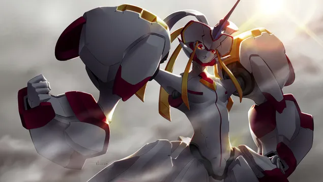 Taustakuva DARLING FRANXX - Strelizia Mechassa 4K