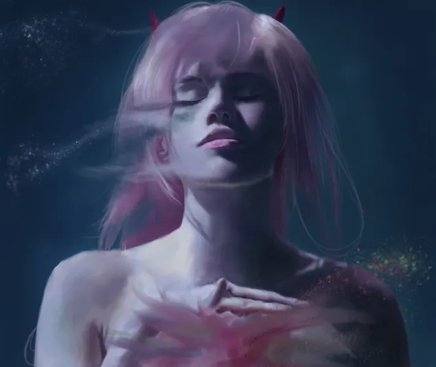 DARLING in the FRANXX - Zero Two (Free Yourself) 2K bakgrunn