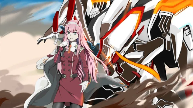 DARLING ve FRANXX - Zero dva HD bakgrunn