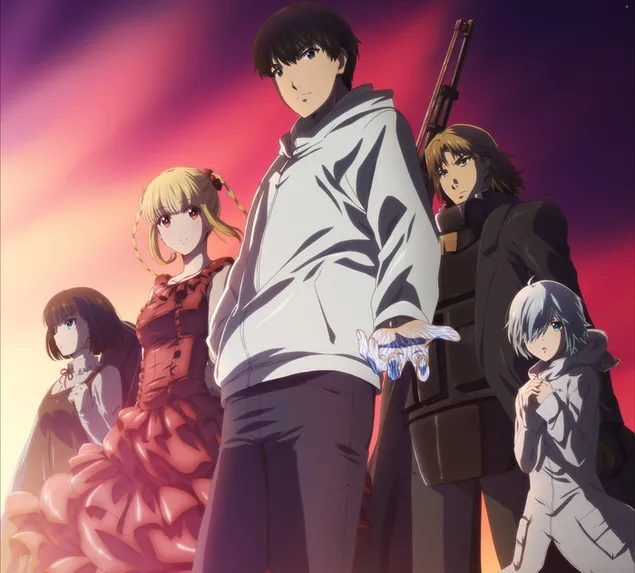 Шпалери Гра Дарвіна аніме HD