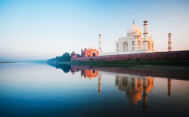 Das Taj Mahal Sunset Scenic