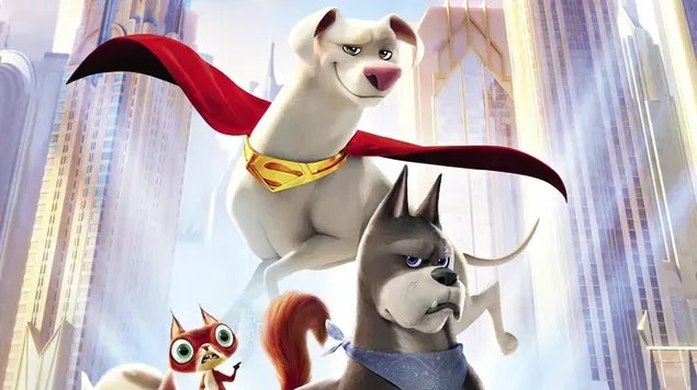 DC League of Super-Pets película 2022 Krypto y Ace póster
